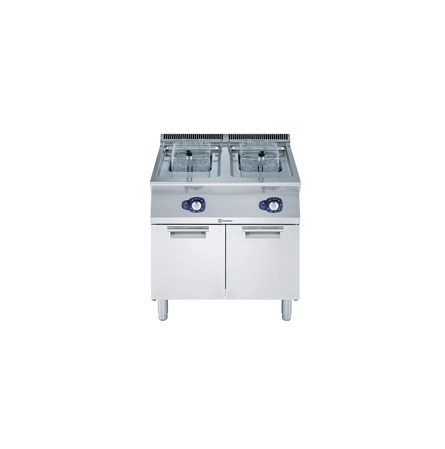 Dubbele friteuse op gas 2 x 15 L