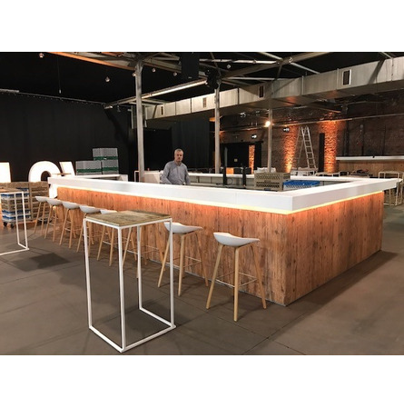 Bar Ligno Bruto + White top 4,4 m (TP)