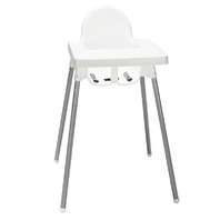 Chaise haute pour bébé Blanche