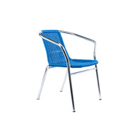 Chaise Alu assise Bleu