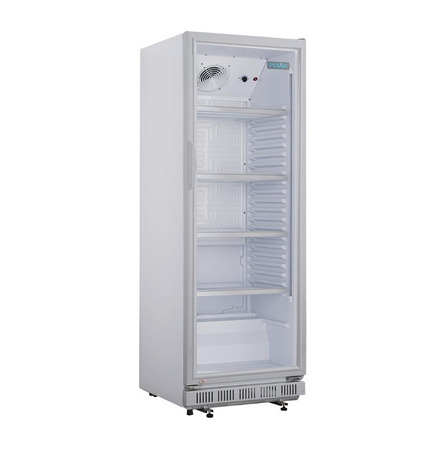 Congélateur 390 L avec porte vitrée 220 V - 410 W