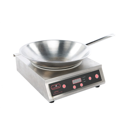 Wok induction 220 V - 3500 W + poêle Ø 36 cm