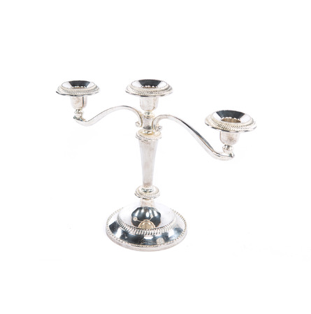 Kandelaar Zilver 3 kaarsen H 27 cm