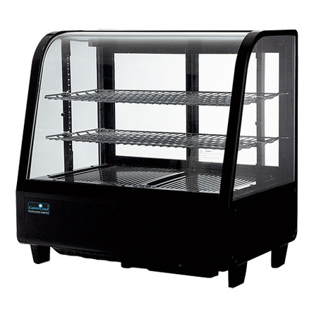 Opzetkoelvitrine Zwart 100 L 220 V - 160 W
