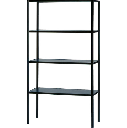 Etagère Simenon Noir 90 x 40 x H 180 cm (EG)