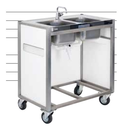 Evier Antoine sur roulettes