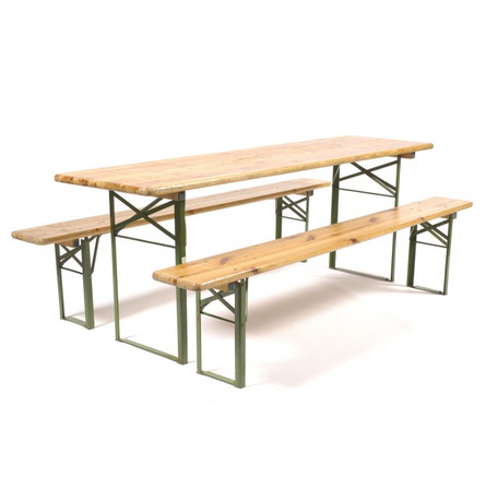 Table en pin Nature 220 x 60 cm