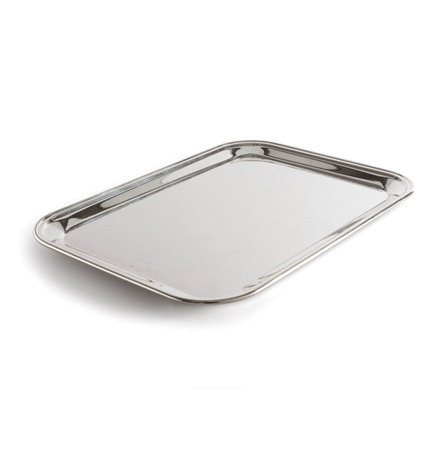 Plateau en argent rectangulaire 52 x 38 cm