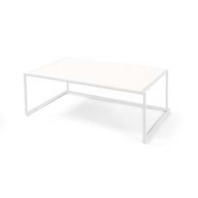 Table basse Quadrum Blanche 120 x 70 cm