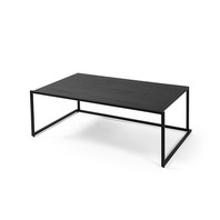 Table basse Quadrum Noire 120 x 70 cm