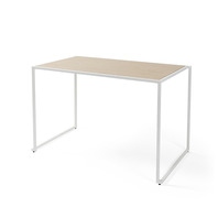 TAFEL Quadrum Wit/Hout 120 x 70 cm