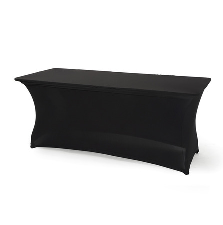 Table 180 x 76 cm + stretch Noir