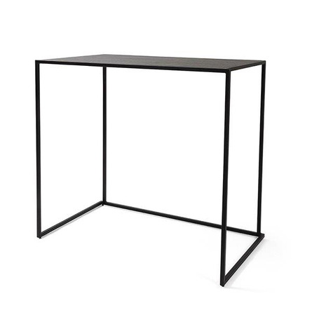Table haute Outdoor Noire 120 x 70 cm