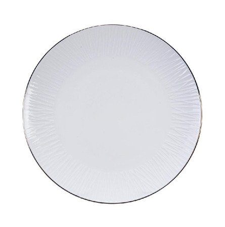 Bord Gouden Rand Ø 28 cm