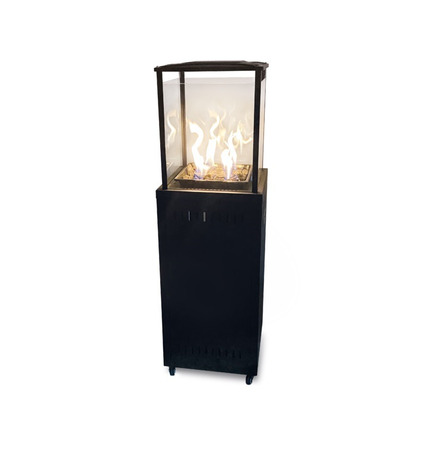 Chauffage de terrasse Noir Capri au gaz